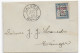 MAROC - 1903 - TRES RARE YVERT N°18 / ENV. De TANGER SIGNEE CALVES - Storia Postale