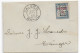 MAROC - 1903 - TRES RARE YVERT N°18 / ENV. De TANGER SIGNEE CALVES - Briefe U. Dokumente