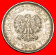 * SOCIALIST STARS ON EAGLE (1957-1985): POLAND  1 ZLOTY 1968 RARE! DIES I+A! · LOW START · NO RESERVE! - Pologne