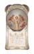 Le Valbeleix, 1re Communion De Marie-Célestine-Angèle Tourlonias, 1910, Anges, Citation De Mgr De Ségur, Gaufrée - Devotion Images