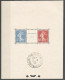 BLOC FEUILLET STRASBOURG 1927 - OBLITERATION HORS TIMBRES - GOMME INTACTE - Oblitérés