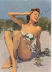 WOMAN-DONNA-LADY-PIN UP-SEXI-GIRL-MODELLA-BIKINI-ITALY-2 CARTOLINE VERA FOTOGRAFIA VIAGGIATE NEL 1958-1959 - Pin-Ups