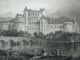 France Gravure Originale INDRE-ET-LOIRE. Chateau D'Amboise 1835 - Stiche & Gravuren