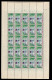 YV 503 N** MNH Luxe En Feuille Complete De 25 Timbres , France D'Outremer 1941 - Full Sheets