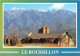 Le Massif Du Canigou Avec Ses Cretes Enneigees Dominant La Charmante Eglise De JUJOLS 17(scan Recto-verso) MA2021 - Roussillon