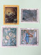 Delcampe - Cuba 27 Timbres Espace, Tableaux, Peinture, Foot Ball - Collections, Lots & Series