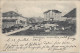 1904 S. GOTTARDO + Airolo Ticino, Cachet Linéaire, Carte Saint Gotthard, Gotthardhospiz + Cachet Privé HOTEL MONT PROSA - Marcofilia