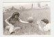Young Woman, Lady Pose With Ball, Scene, Vintage Orig Photo 8.8x6.1cm. (20040) - Personnes Anonymes