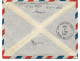 LETTRE PAR AVION PREMIER VOL POUR LES USA  1960  AVEC TIMBRE A 85 FR EVIAN-LES-BAINS ET CACHET DE REBUTS - 1921-1960: Modern Period