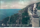 Ab414 Cartolina Ravello Villa Cimbrone Panorama Verso Positano - Salerno