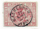 D144   WAEREGHEM     POSTSTEMPEL  OP SPOORWEGZEGEL N° 4 - Used