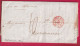 LETTRE DE VALPARAISO CHILE CHILI 1845 POUR BORDEAUX ENTREE OUTREMER LE HAVRE LETTRE - Maritime Post