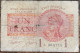 Billet De 1 Franc MINES DOMANIALES DE LA SARRE état Français A 360715  Cf Photos - 1947 Saarland