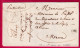CAD TYPE 13 LOUHANS FRANCHISE LE MAIRE + OR STE CROIX EN BRESSE SAONE ET LOIRE POUR MACON LETTRE - 1801-1848: Voorlopers XIX