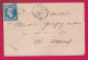 N°14 GC 5075 TLEMCEN ALGERIE DU 7 OCT 1862 POUR LE MANS PRECOCE LETTRE - 1849-1876: Periodo Classico