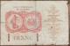 Billet De 1 Franc MINES DOMANIALES DE LA SARRE état Français A 371902  Cf Photos - 1947 Sarre