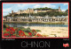CHINON Le Chateau Dominant La Vienne Et La Ville 23(scan Recto-verso) MA2101 - Chinon