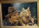 Homme (peintre Lui-même?) Avec Des Chats/ Man (painter Himself?) With Cats, J. Pluymakers, 1940s - Olii
