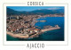  AJACCIO  Vue  Du Ciel  3   (scan Recto-verso)MA2130Bis - Ajaccio