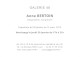 GALERIE 48 Anne Bertoin LYON 23(scan Recto-verso) MB2316 - Advertising