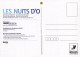 Domaine D O HERAULT Les Nuits D O Musique Et Cinema 11(scan Recto-verso) MB2318 - Advertising