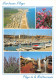 NARBONNE PLAGE Vue Aerienne Le Port De Plaisance Fontaine Du Boulevard De La Mediterranee 17(scan Recto-verso) MB2340 - Narbonne