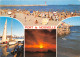 PORT LA NOUVELLE La Plage Le Phare Coucher De Soleil Sur Le Port 23(scan Recto-verso) MB2342 - Port La Nouvelle