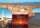 PORT LA NOUVELLE La Plage Le Phare Coucher De Soleil Sur Le Port 15(scan Recto-verso) MB2343 - Port La Nouvelle
