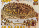 CARCASSONNE Le Cite En 1490 Vieille Gravure De L Epoque 21(scan Recto-verso) MB2350 - Carcassonne