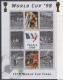 Delcampe - ST. VINCENT GRENADINES 1998 FOOTBALL WORLD CUP 4 S/SHEETS 4 SHEETLETS AND 6 STAMPS - 1998 – Francia