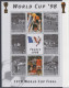 Delcampe - ST. VINCENT GRENADINES 1998 FOOTBALL WORLD CUP 4 S/SHEETS 4 SHEETLETS AND 6 STAMPS - 1998 – Frankrijk