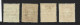 Penrhyn Island 1917 - 1920 Overprints On KGV Perf. 14 X 14.5 Set Of 4 FM - Penrhyn