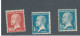 FRANCE - N° 178/80 NEUFS* AVEC CHARNIERE - COTE : 69€ - 1923/26 - 1922-26 Pasteur