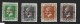 Penrhyn Island 1917 - 1920 Overprints On KGV Perf. 14 X 15 Narrow Setting Set Of 4 FM , 3 Are MLH - Penrhyn