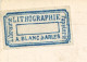 CARTE POSTALE PRECURSEUR Envoi De La Librairie A. BLANC à ARLES 13 à Martin Graveur 13 Rue Chapon à Paris  Année 1875 - Arles