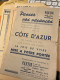 Delcampe - Document Historique 8 Excursions PLM TOURISTIQUE Autocars Nice Cannes Corse - Documents Historiques