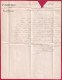 N°22 PC DU GC 344 LA BASTIDE ROUAIROUX TARN NON SIGNALE AVEC TYPE 15 PAR POTHION POUR CREST DROME LETTRE - 1849-1876: Classic Period