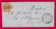 N°28 GC 2403 MONFLANQUIN LOT ET GARONNE POUR ST CAPRAIS LETTRE - 1849-1876: Période Classique