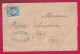 N°60 VARIETE GRANDE CASSURE POUR LE VAL VAR GC 2240 MARSEILLE SANS CAD LETTRE - 1849-1876: Klassik