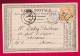 N°59 PARIS ETOILE 15 R BONAPARTE POUR SOISSONS AISNE CARTE PRECURSEUR LETTRE - 1849-1876: Classic Period