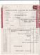 1943 --Document De LA MADELEINE-59 Pour MARSSAC S/ TARN -81,type Pétain,cachet, Facture Manuf Lilloise De Chaines - 1921-1960: Période Moderne