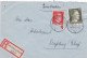 1942-Lettre Recommandée STRASBOURG-Els 8  Pour STRASBOURG..timbres Deutsches Reich--cachet 16-5-42 - 1921-1960: Modern Period