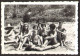 Group  Bikini Women Girls And Guy Boy On Beach   Old Photo 6x9 Cm #41170 - Anonyme Personen