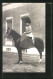 AK Kronprinzessin Cecilie Zu Pferde Als Chef Des Dragoner-Regiments König Friedrich III. (II.Schles. No. 8)  - Weltkrieg 1914-18