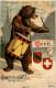 Bern - Bär - Litho - Berne