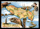 56 - ILE DE GROIX - CARTE GEOGRAPHIQUE ILLUSTREE - Groix