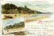 Gruss Heringsdorf - Litho - Usedom