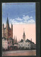 AK Köln, St. Martinskirche Mit Dom U. Stapelhaus  - Köln