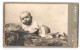 Fotografie M. Lange, Colditz I. S., Portrait Halbnacktes Kleinkind Liegt Auf Einem Fell  - Anonyme Personen