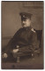 Fotografie Erich Scheithauer, Zwickau I. S., Innere Plauensche Str. 20, Soldat In Uniform Mit Gürtel Und Schirmmütze  - Anonieme Personen